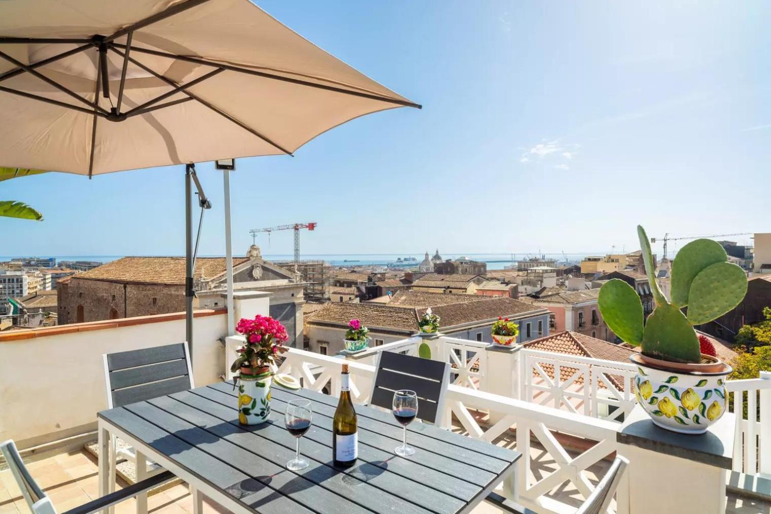 La Terrazza Sul Cielo Apartment Catania Luaran gambar